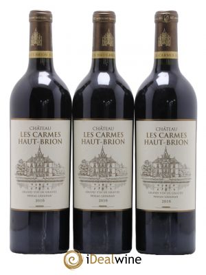 Château Les Carmes Haut-Brion 2016 - Lot de 3 Bottles