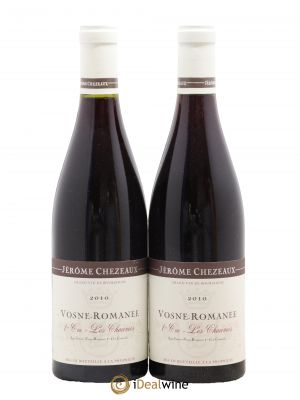 Vosne-Romanée 1er Cru Les Chaumes Jerome Chezeaux 2010 - Lot of 2 Bottles