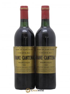 Château Brane Cantenac 2ème Grand Cru Classé  1985 - Lot of 2 Bottles