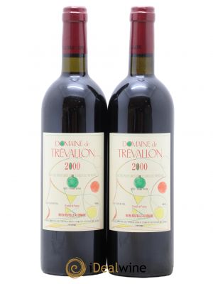 VDP Bouches du Rhône Trévallon (Domaine de) Eloi Dürrbach  2000 - Lot of 2 Bottles