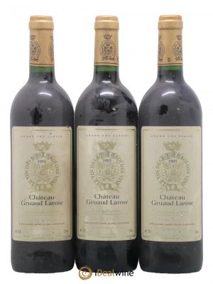 Château Gruaud Larose 2ème Grand Cru Classé  1995 - Lot de 3 Bouteilles