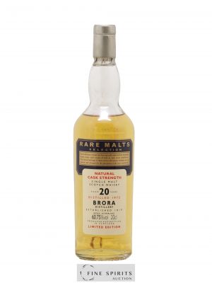 Brora 20 years 1975 Of. Rare Malts Selection Natural Cask Strengh Limited Edition 20cl 