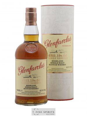 Glenfarclas Of. 511.19s.Od Family Reserve   - Lot of 1 Bottle