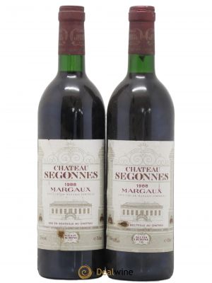 Château Segonnes (no reserve) 1988 - Lot of 2 Bottles