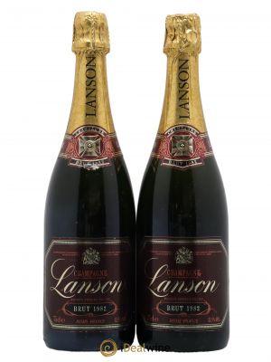 Champagne Brut Lanson 1982 - Lot de 2 Bouteilles