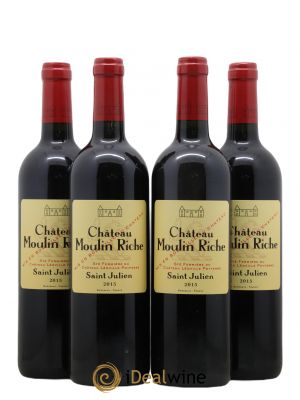 Château Moulin Riche  2015 - Lot of 4 Bottles
