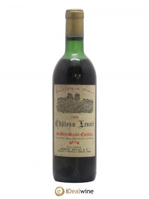 - Sables Saint Emilion Château Lenoir 1970 - Lot of 1 Bottle