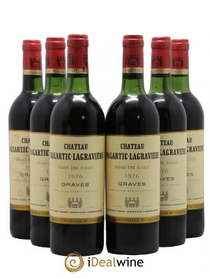 Château Malartic-Lagravière Cru Classé de Graves  1976 - Lot of 6 Bottles