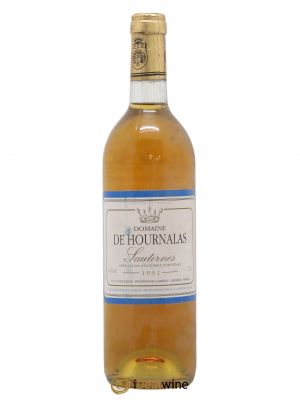 Sauternes Domaine De Hournalas 1992 - Lot de 1 Bouteille