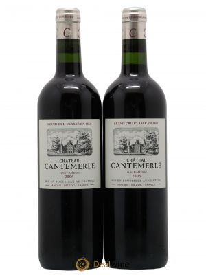Château Cantemerle 5ème Grand Cru Classé  2006 - Lot of 2 Bottles