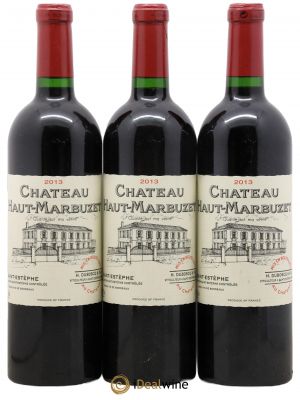 Château Haut Marbuzet  2013 - Lot of 3 Bottles