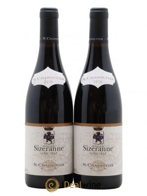 Hermitage Monier de La Sizeranne Chapoutier  2016 - Lot of 2 Bottles