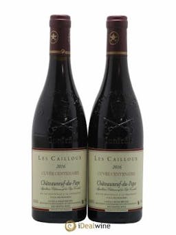 Châteauneuf-du-Pape Les Cailloux Cuvée Centenaire André Brunel  2016 - Lot of 2 Bottles