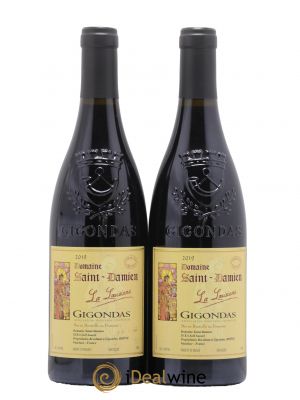 Gigondas Louisiane Vieilles Vignes Domaine Saint Damien 2019 - Lot of 2 Bottles