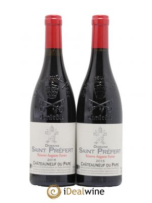 Châteauneuf-du-Pape Réserve Auguste Favier Domaine Saint-Préfert 2016 - Lot de 2 Bottles