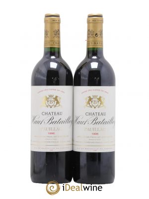 Château Haut Batailley 5ème Grand Cru Classé 1996 - Lot de 2 Bottles