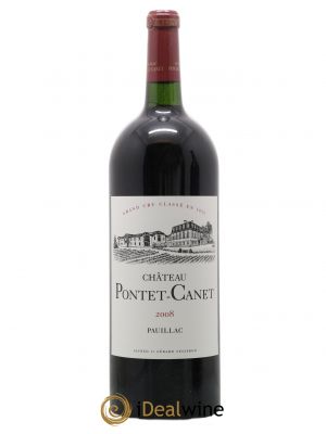 Château Pontet Canet 5ème Grand Cru Classé  2008 - Lot of 1 Magnum