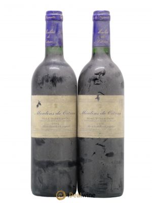 Haut Médoc Moulins De Citran (no reserve) 1998 - Lot of 2 Bottles