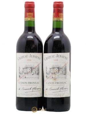 Canon-Fronsac Château Junayme (no reserve) 1998 - Lot of 2 Bottles