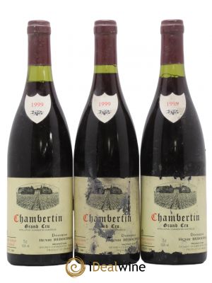 Chambertin Grand Cru Henri Rebourseau  1999 - Lot of 3 Bottles