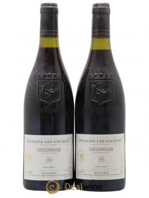 Gigondas Domaine Les Goubert 1995 - Lot of 2 Bottles