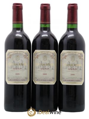 Madiran Château Aydie Famille Laplace  1995 - Lot of 3 Bottles