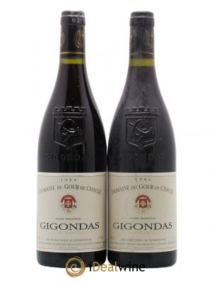 Gigondas Domaine Du Gour De Chaule 1994 - Lot of 2 Bottles