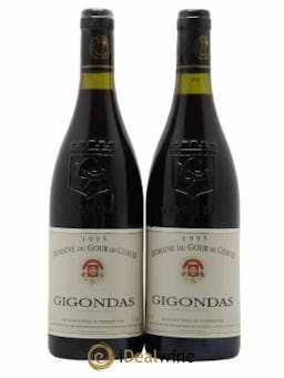 Gigondas Domaine Du Gour De Chaule 1995 - Lot of 2 Bottles