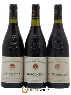 Gigondas Domaine Du Gour De Chaule 1995 - Lot of 3 Bottles