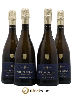 Royale Réserve Non Dosée Philipponnat   - Lot of 4 Bottles