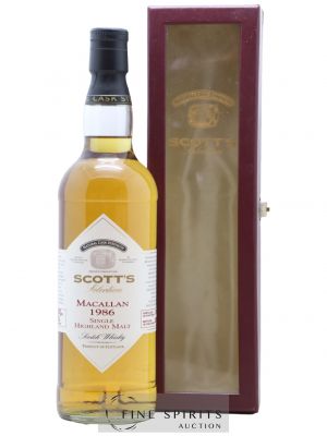 Macallan (The) 1986 Scott's Selection bottled 2007   - Lot of 1 Bottle