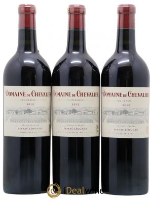 Domaine de Chevalier Cru Classé de Graves  2012 - Lot of 3 Bottles