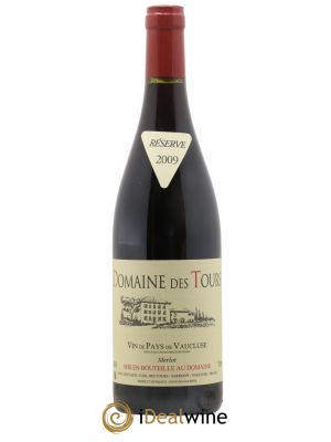 IGP Pays du Vaucluse (Vin de Pays du Vaucluse) Domaine des Tours Merlot E.Reynaud  2009 - Lot of 1 Bottle