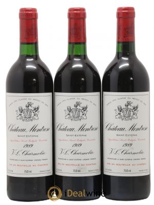 Château Montrose 2ème Grand Cru Classé  1989 - Lot of 3 Bottles