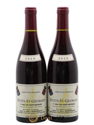 Nuits Saint-Georges 1er Cru Les Saints Georges Gilles Remoriquet  2010 - Lot of 2 Bottles