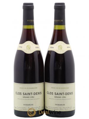 Clos Saint-Denis Grand Cru Domaine Patriache 2004 - Lot of 2 Bottles