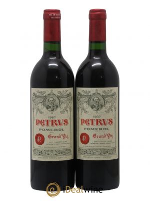 Petrus  1987 - Lot of 2 Bottles