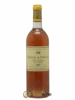 Château de Fargues  1983 - Lot of 1 Bottle