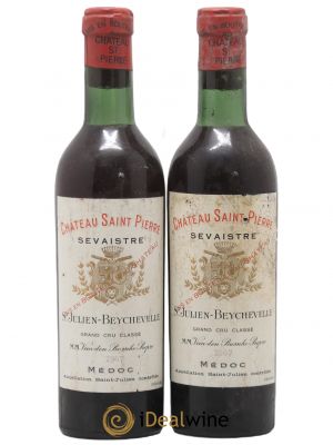 Saint-Julien Saint Pierre Sevaistre 1967 - Lot de 2 Demi-bouteilles