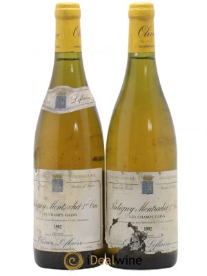 Puligny-Montrachet 1er Cru Champ Gain Olivier Leflaive  1992 - Lot of 2 Bottles