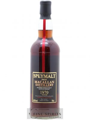 Speymalt From Macallan 1970 Gordon & Macphail 1st Fill Sherry Hogshead - Cask n°10031 - bottled 2010 LMDW   - Lot de 1 Bouteille