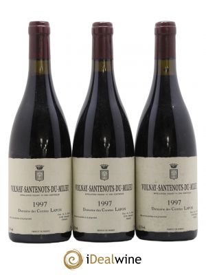 Volnay 1er Cru Santenots du Milieu Comtes Lafon (Domaine des)  1997 - Lot of 3 Bottles