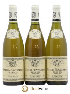 Bâtard-Montrachet Grand Cru Maison Louis Jadot (no reserve) 1999 - Lot of 3 Bottles