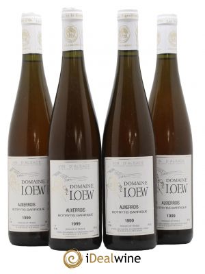 Alsace Auxerrois Botrytris Domaine Loew  1999 - Lot of 4 Bottles