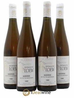 Alsace Auxerrois Botrytris Domaine Loew  1999 - Lot of 4 Bottles