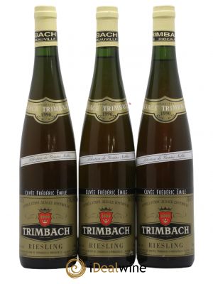Riesling Sélection de Grains Nobles Cuvée Frédéric Emile Trimbach (Domaine) (no reserve) 1990 - Lot of 3 Bottles