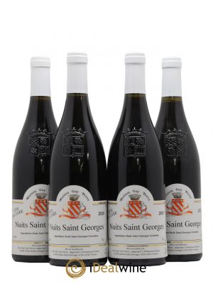 Nuits Saint-Georges Tête de cuvée Guy Perez 2001 - Lot of 4 Bottles