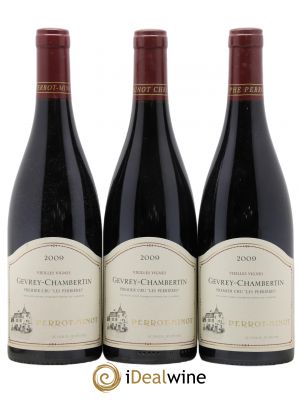 Gevrey-Chambertin 1er Cru Les Perrières Vieilles Vignes Perrot-Minot  2009 - Lot of 3 Bottles