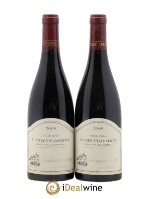 Gevrey-Chambertin 1er Cru Les Perrières Vieilles Vignes Perrot-Minot  2009 - Lot de 2 Bouteilles