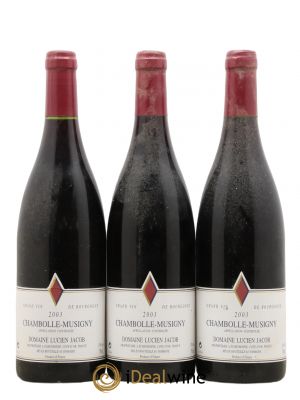 Chambolle-Musigny Lucien Jacob 2003 - Lot of 3 Bottles
